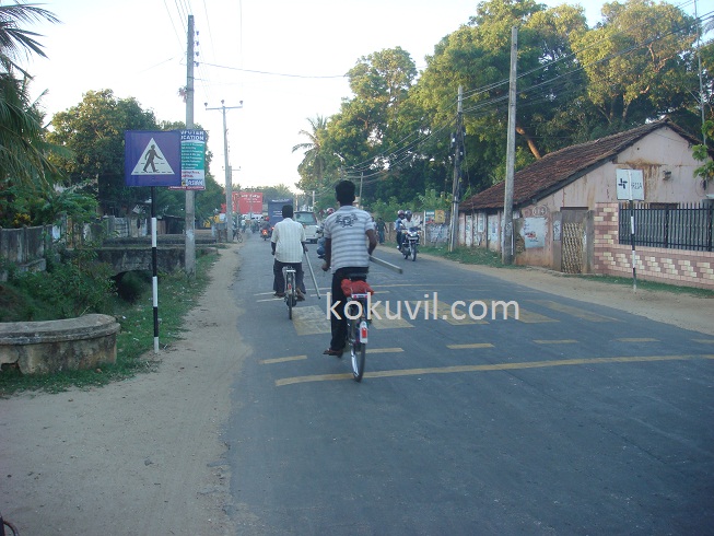 2010 இல் கொக்குவில் வீதிகள்