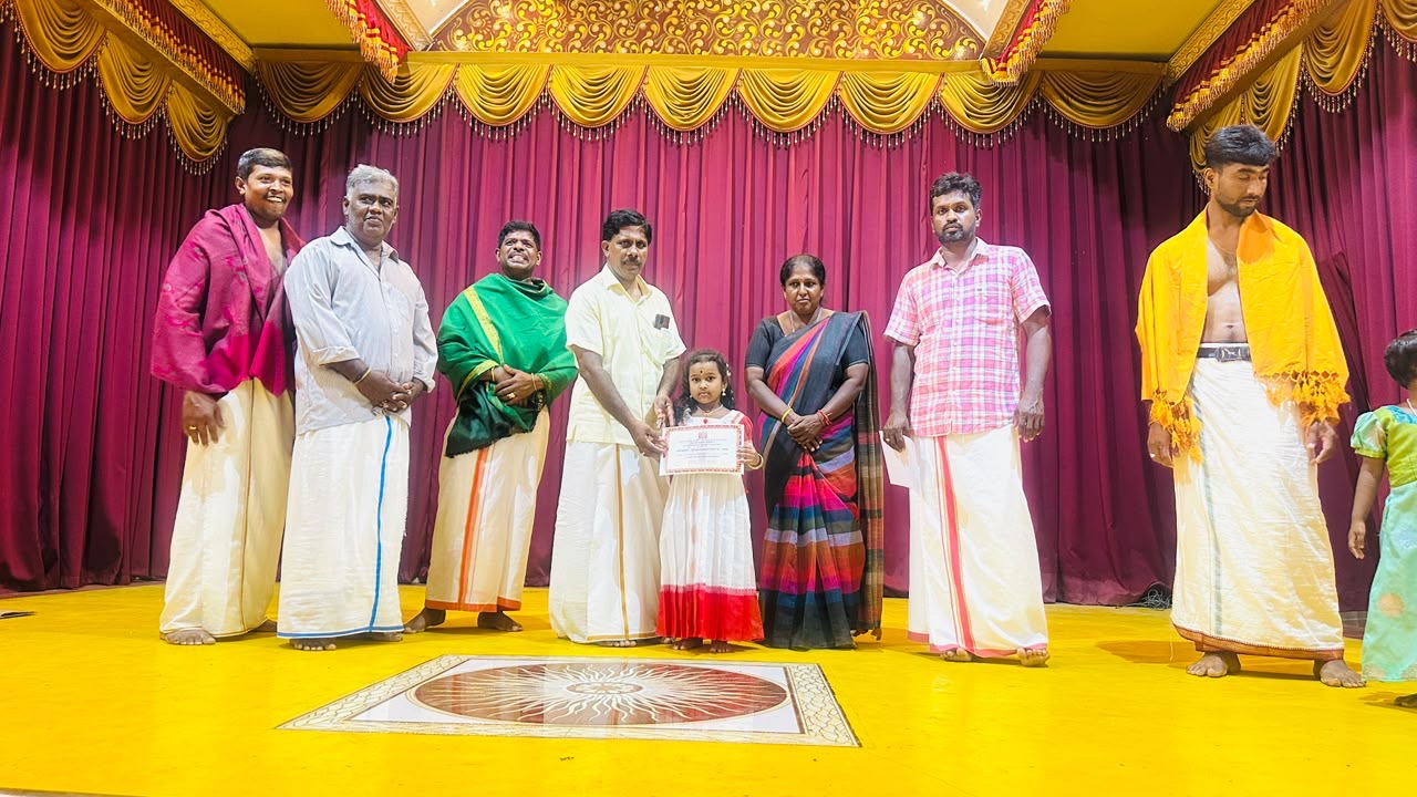 மஞ்சவனப்பதி முருகன் ஆலய அறநெறி பாடசாலை நடாத்துகின்ற பண்ணிசை மற்றும் நீதி நூல் மன னப் போட்டி நாள் 1