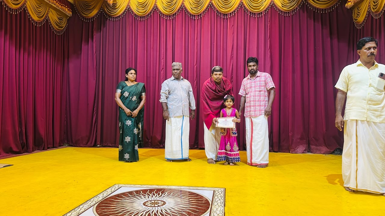 மஞ்சவனப்பதி முருகன் ஆலய அறநெறி பாடசாலை நடாத்துகின்ற பண்ணிசை மற்றும் நீதி நூல் மன னப் போட்டி நாள் 1