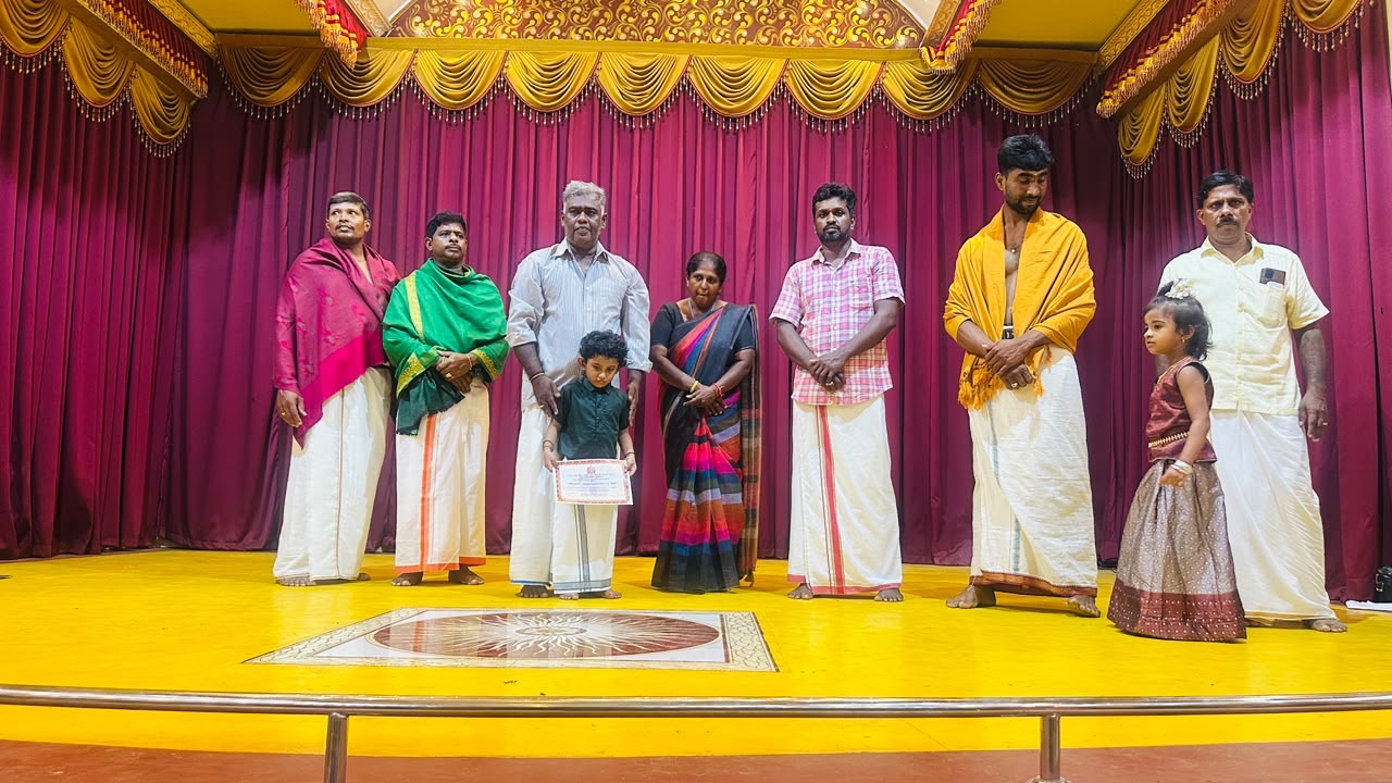 மஞ்சவனப்பதி முருகன் ஆலய அறநெறி பாடசாலை நடாத்துகின்ற பண்ணிசை மற்றும் நீதி நூல் மன னப் போட்டி நாள் 1