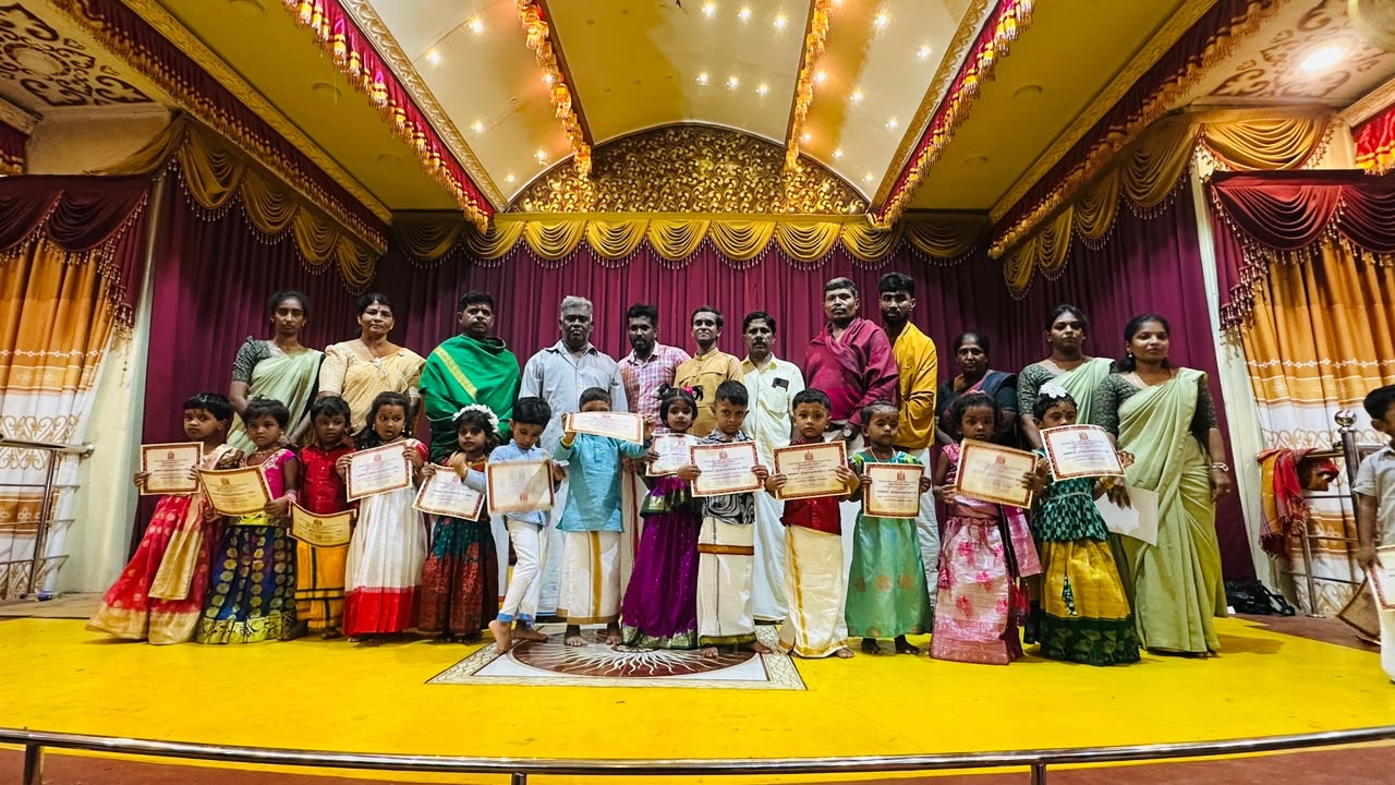 மஞ்சவனப்பதி முருகன் ஆலய அறநெறி பாடசாலை நடாத்துகின்ற பண்ணிசை மற்றும் நீதி நூல் மன னப் போட்டி நாள் 1