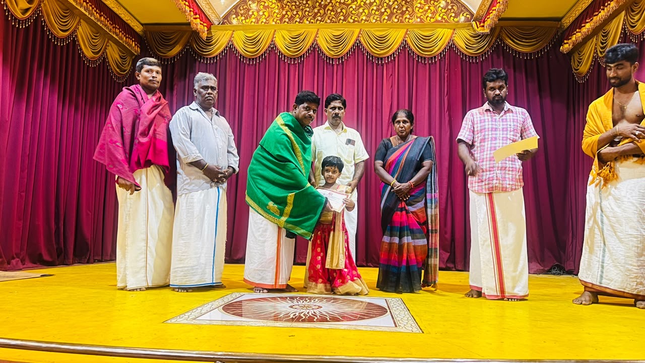 மஞ்சவனப்பதி முருகன் ஆலய அறநெறி பாடசாலை நடாத்துகின்ற பண்ணிசை மற்றும் நீதி நூல் மன னப் போட்டி நாள் 1
